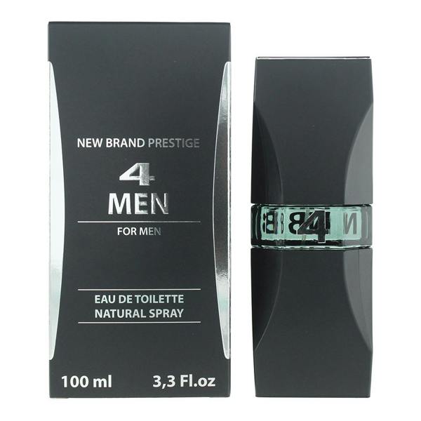 New Brand Prestige 4 Men Eau de Toilette 100ml Spray for Him