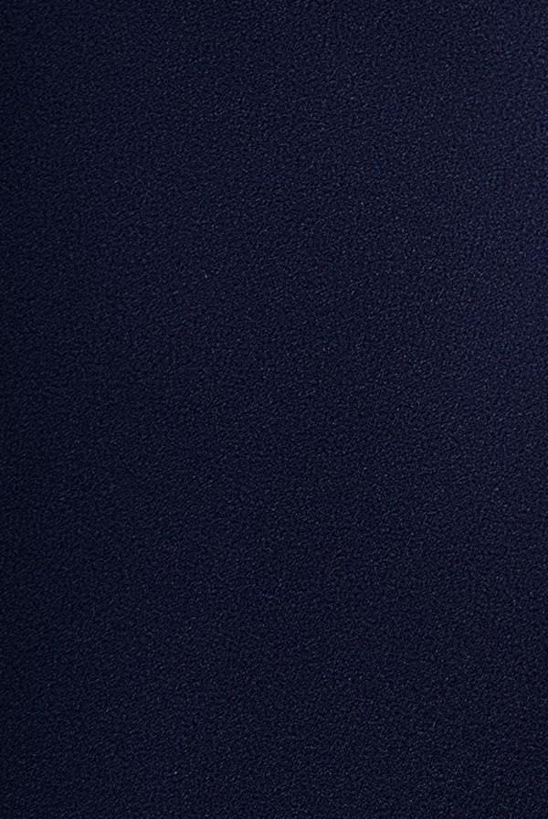 One Shoulder Velvet Satin Bow Cape Maxi Dress - Navy Blue DR5021