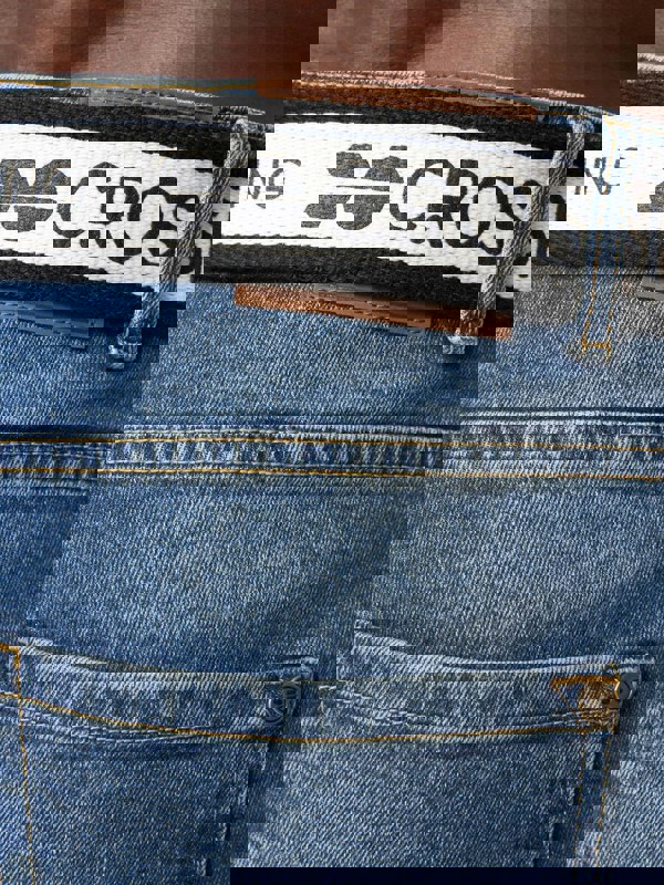 Crosshatch Barbeck Slim Fit Denim Jeans Stone Wash
