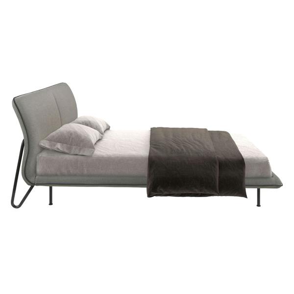 Angel Cerdá Dark grey fabric bed 7221