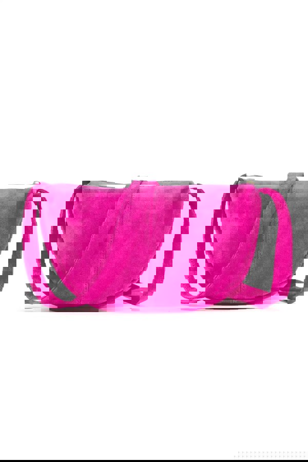 Kitise Italian Fashion Suede Leather Shopper Tote Shoulder Bag