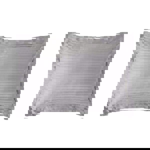 HOMESCAPES Silky 330 TC Egyptian Cotton Satin Stripe Oxford Pillowcase, Standard Size