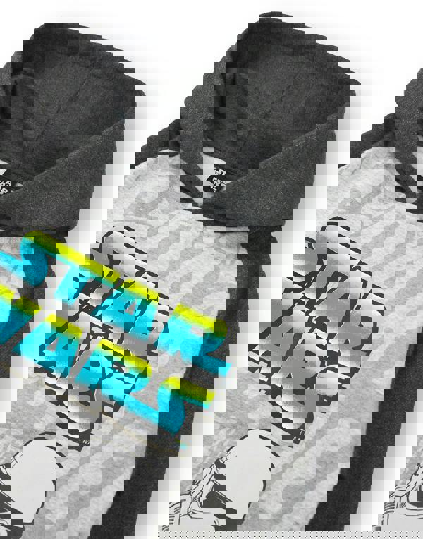 Star Wars Unisex Kids Grey Front Print Hoodie [dis]