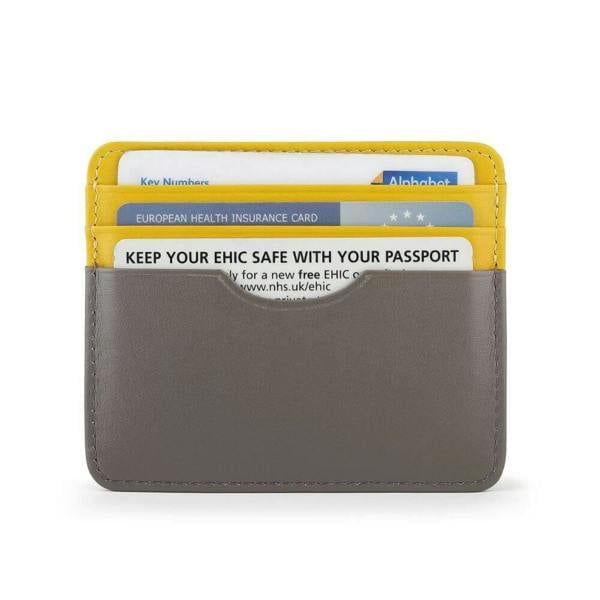 Leather Lined Cardholder Rio 785 – Yellow (2)