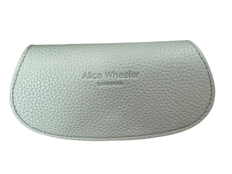 Alice Wheeler Eyeglasses Case – Textured Vegan Leather – Velvet Lined