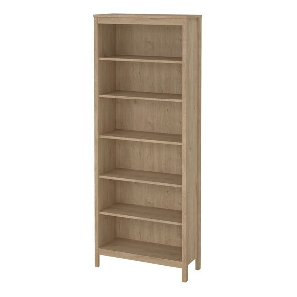 Furniture To Go Madrid Bookcase in Jackson Hickory Oak