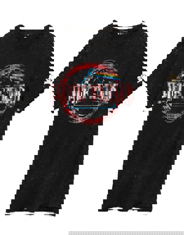 Pink Floyd Mens Black Logo Short Sleeved T-Shirt