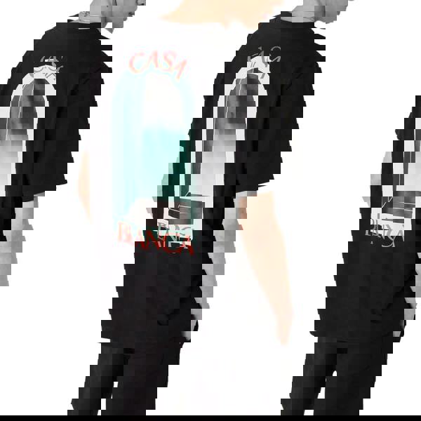 Casablanca L'Arche Design Black T-Shirt