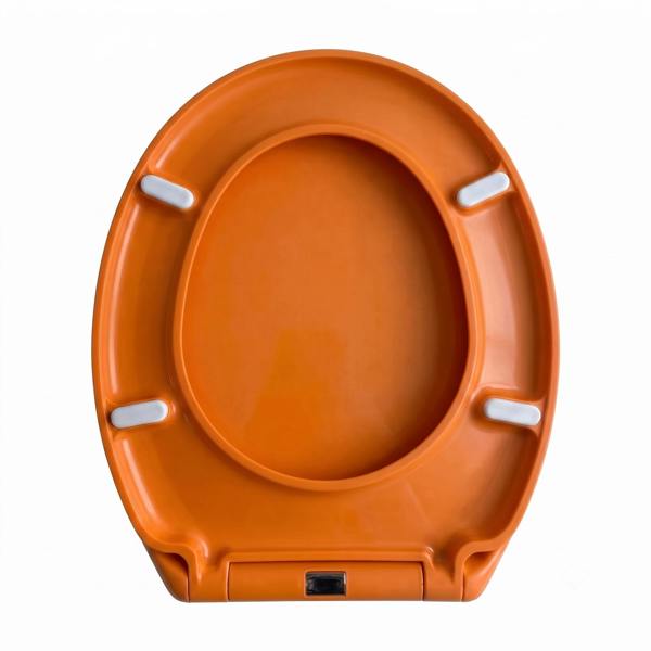 RTS Orange Top Fix Slow Close Quick Release Toilet Seat