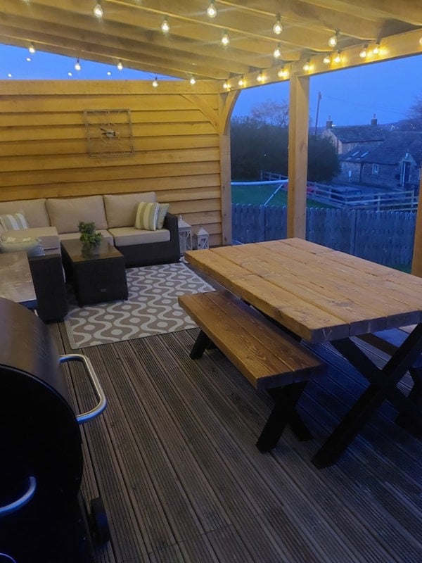 The Bespoke Carpentry Co Outdoor Chunky Dining Table (3")