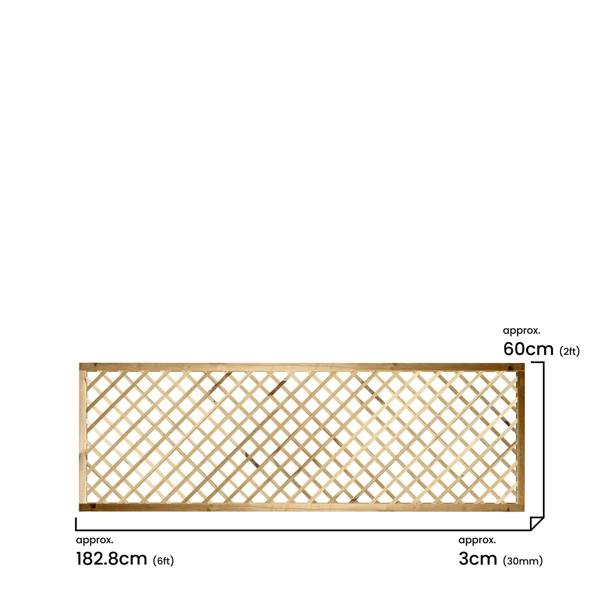 3 pack trellis elite diamond [w.6ft x h.2ft] 1