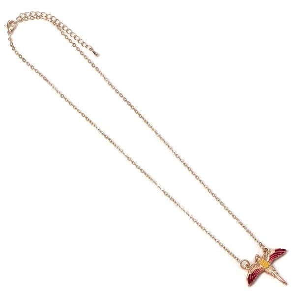 The Carat Shop Harry Potter Rose Gold Plated Fawkes Necklace