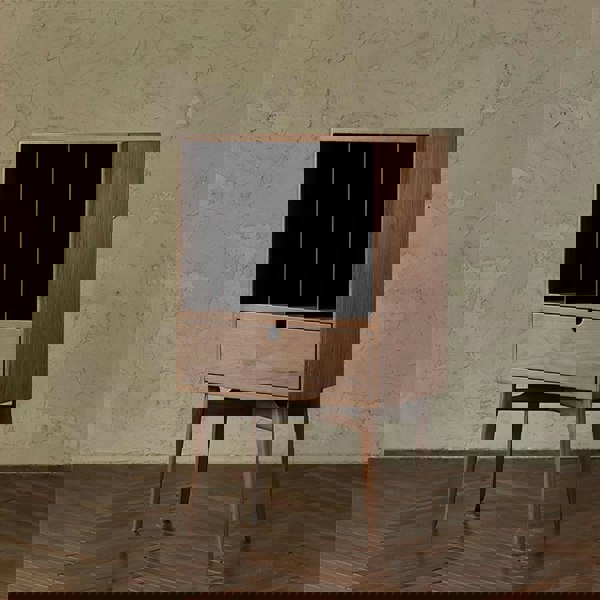 FU28 Bedside Table, Dark Oak-Weilai-Weilai Concept