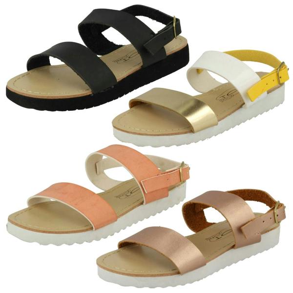 Spot On Girls Spot On Strap Detail Sandals