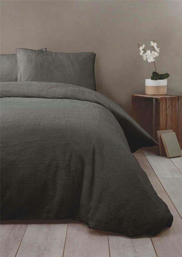 Teddy Bear Fleece Duvet Cover Set