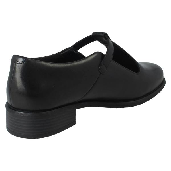Clarks Ladies Clarks T-Bar Buckle Fastening Formal Shoes - Havisham Bar