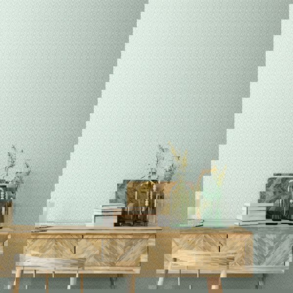 Hoopla Walls Ditsy Diamond - Seaglass 10m Wallpaper