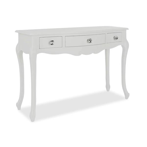 Statement Furniture Juliette French Dressing Table with Drawers and Crystal Handles