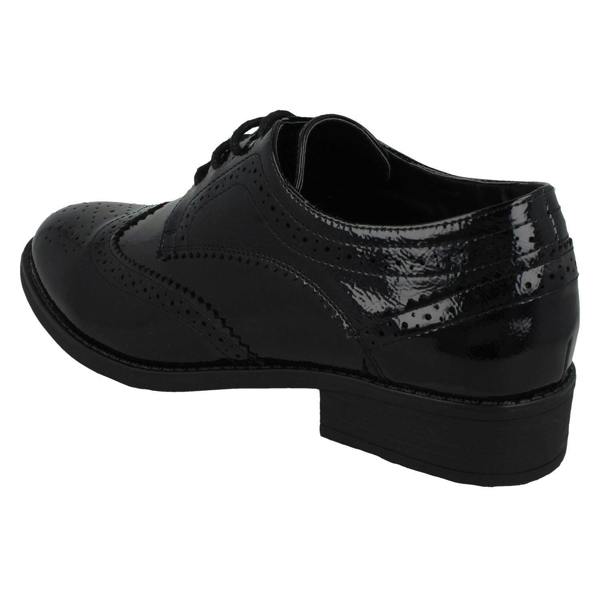 Spot On Ladies Spot On Brogue Shoes F90081