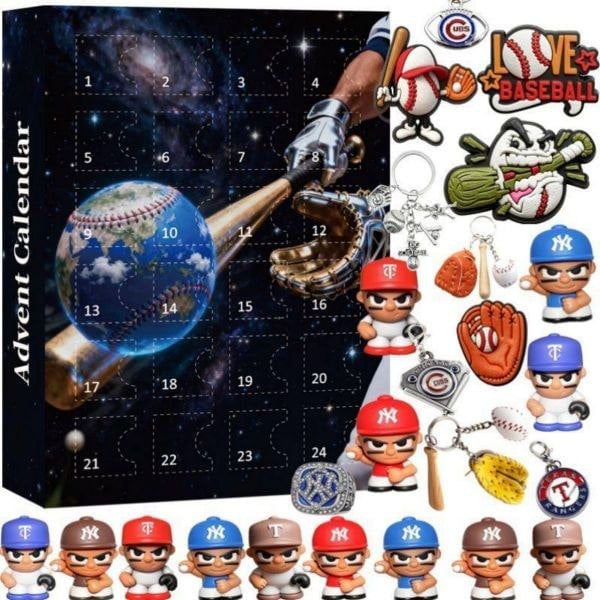 Leaper 3D Baseball Player Advent Calendar
