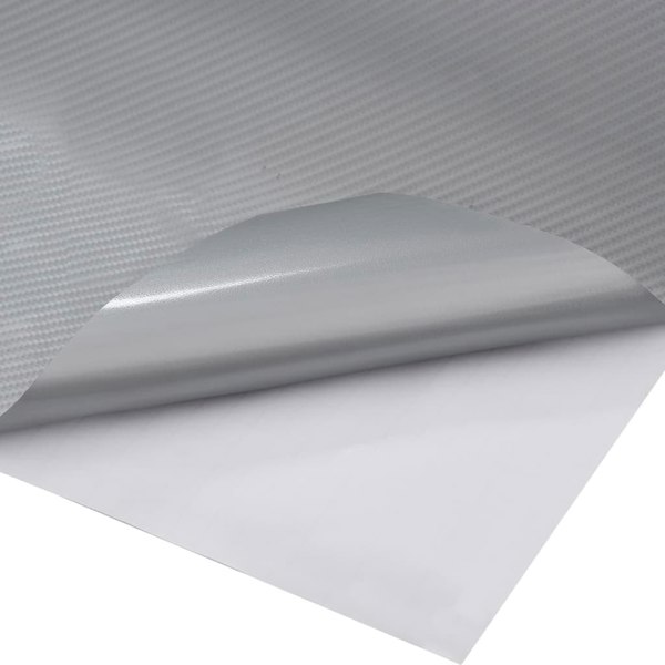 Berkfield Car Films 2 pcs 4D Silver 100x150 cm