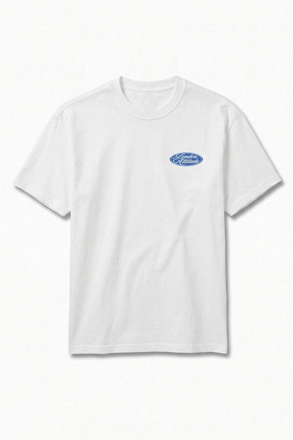 London Attitude Oversized  Vintage Motorsport Back Print T-Shirt