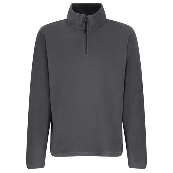 Regatta Professional Mens Micro Zip Neck Fleece Top - Seal Grey
