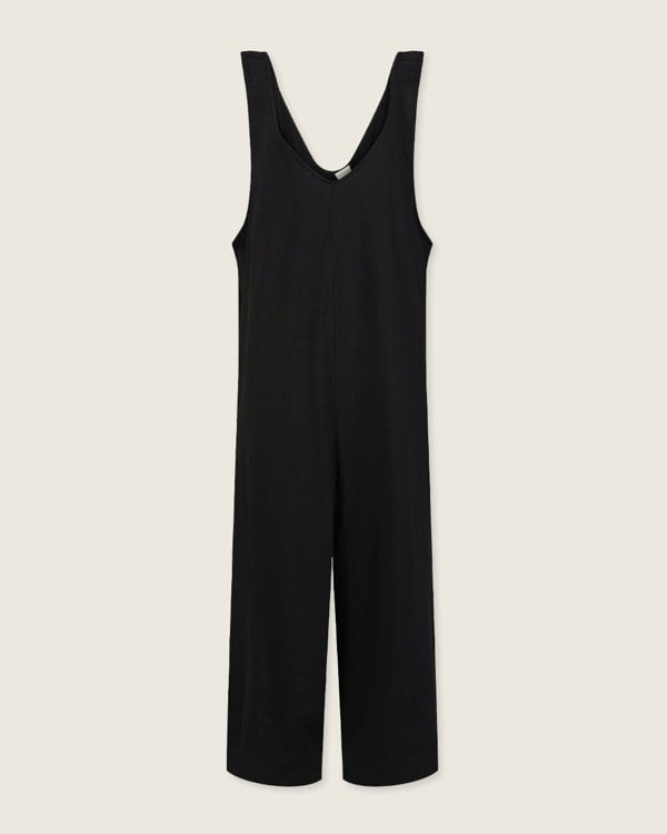 Grace Black Wide Leg Jumpsuit- image 2