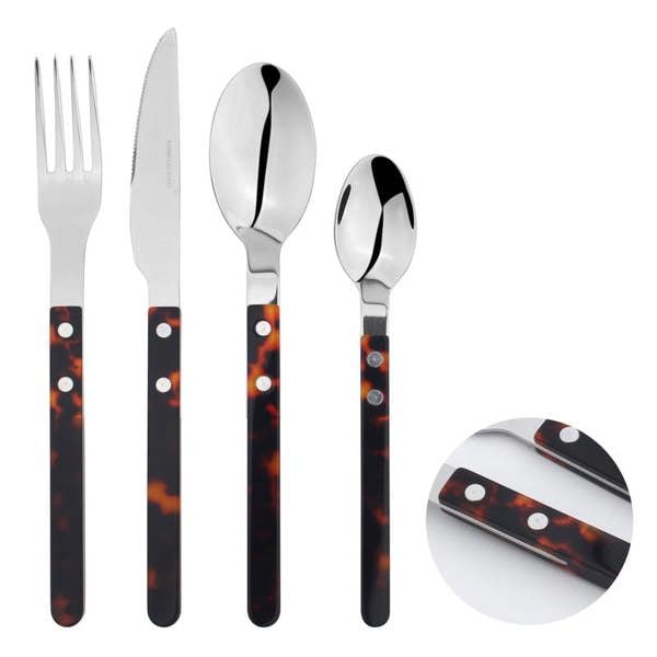 Glim Glam Cutlery Set Stainless Steel 24pc Sets Anydate Resin
