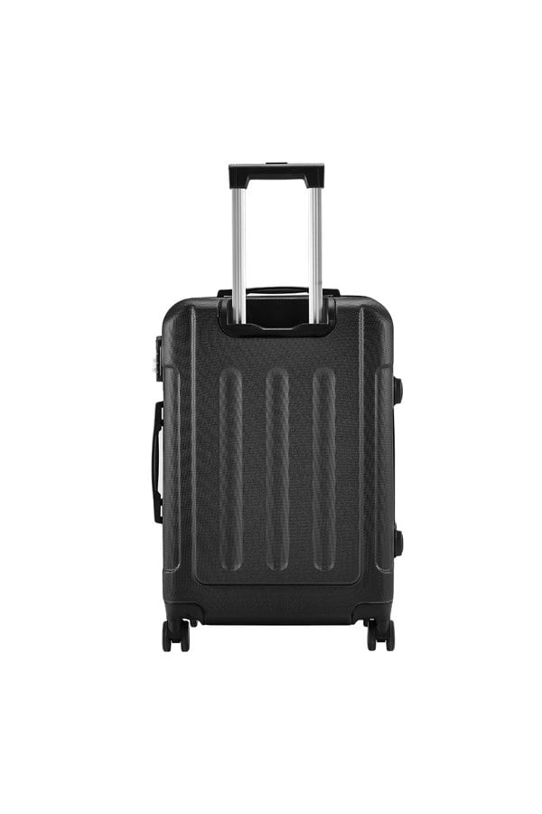 Living and Home Modern Hardside Spinner Suitcase with Combination Lock, 20" Black