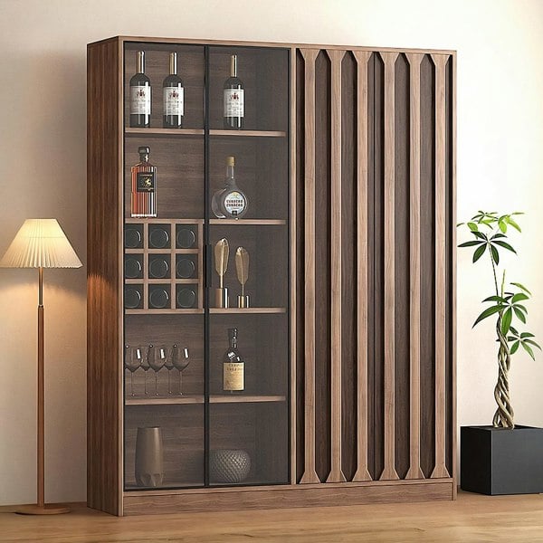 Dory Wine Cabinet, Solid Wood, More Sizes - medicine cabinet