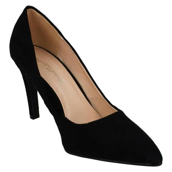 Anne Michelle Ladies Anne Michelle High Heel Pointed Toe Court Shoes