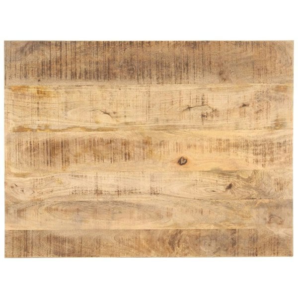 Berkfield Table Top Solid Mango Wood 25-27 mm 70x60 cm
