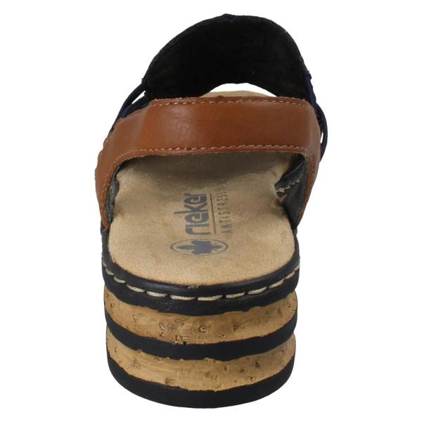 Rieker Ladies Rieker Wedge Sandal 62962