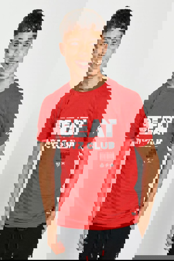 Beat Boyz Club Barcode T-Shirt - Red