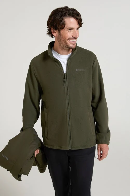 Mountain Warehouse Mens Fell II 3 in 1 Jacket - Dark Khaki