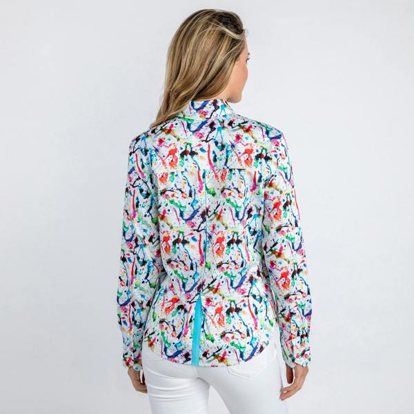 PAINT SPLASH WOMENS  PRINT SHIRT – Premium Men's Patterned Shirt by Claudio Lugli | Bold Design, Tailored Fit, Best Printed Shirts