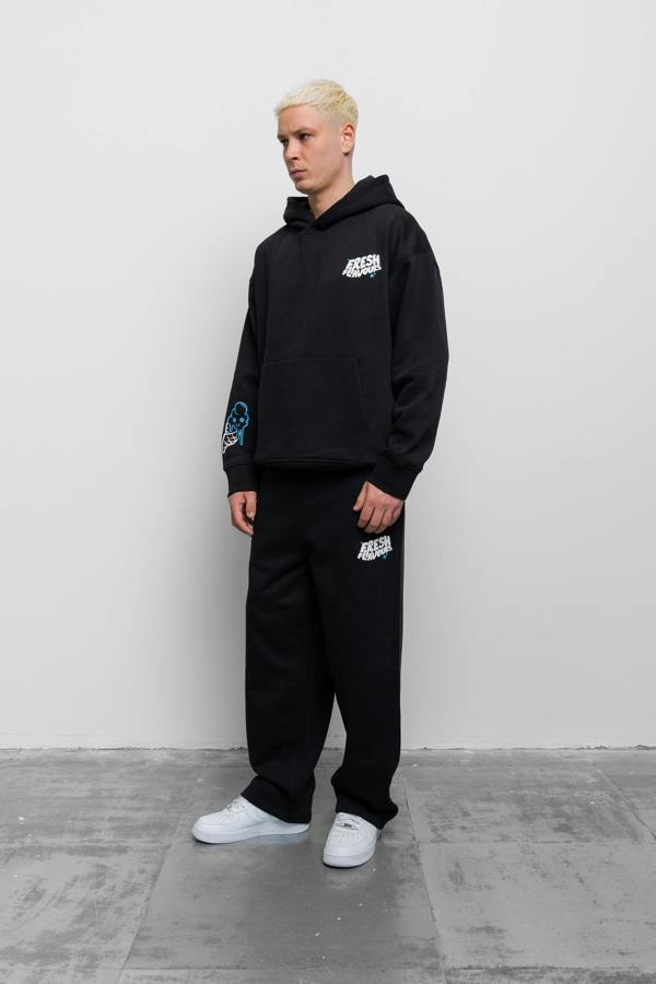 Fresh Couture Fresh Flavours Joggers - Black/Blue