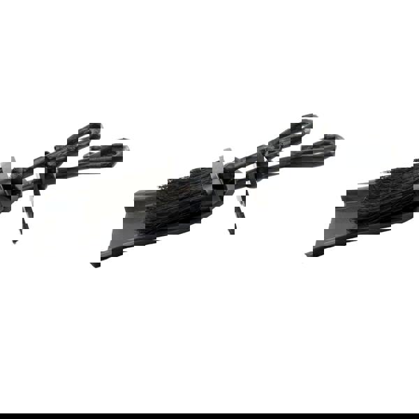 Hill Interiors Crook Handle Hearth Tidy - Black - 