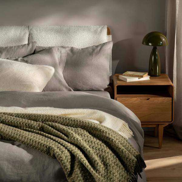 Soak&Sleep Mocha French Linen Bed Set