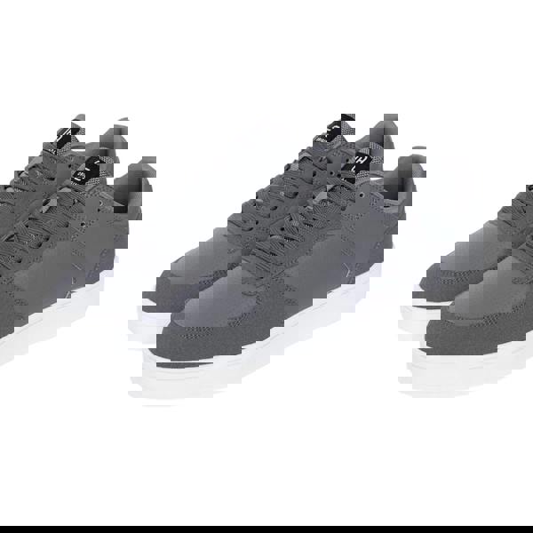 Crosshatch Mens Avelino V2 Suede Trainers - Grey/White - 