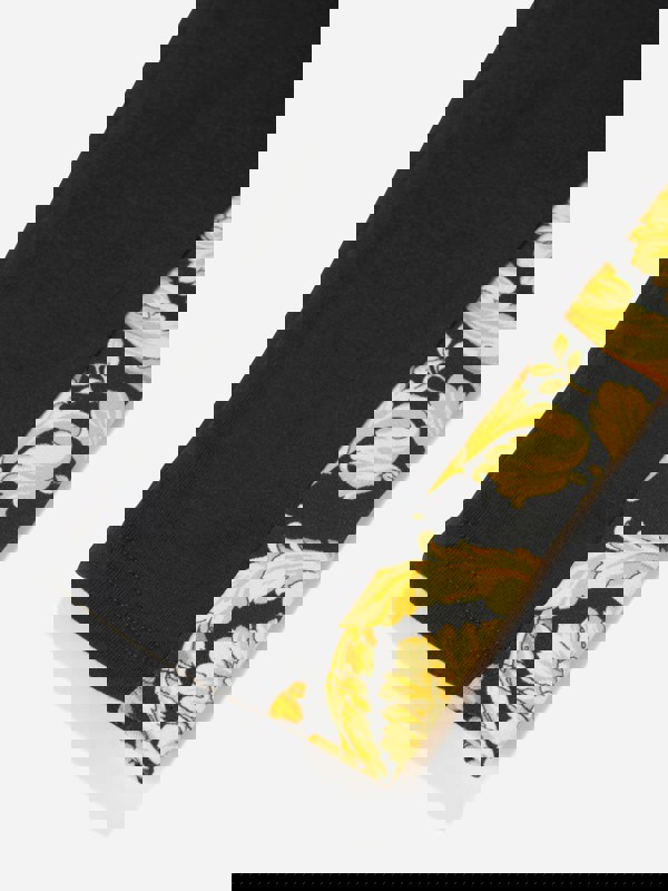 Versace Baby Girls Barocco Leggings in Black