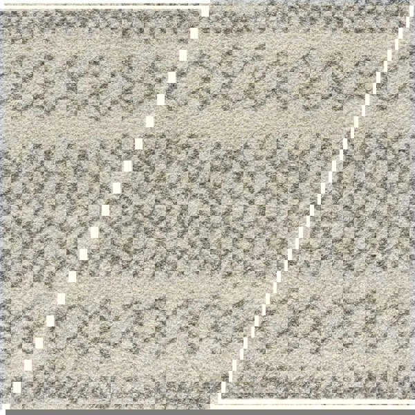 Moroccan Grey Ivory colours rug non-shedding, pet-friendly, and easy to clean