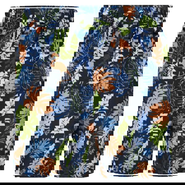 Regatta Childrens/Kids Skander II Tropical Swim Shorts - Navy - 