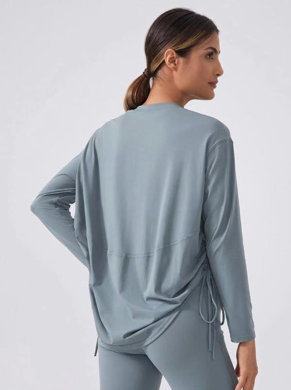 Anniou Side-Drawstring Quick-Dry Pullover