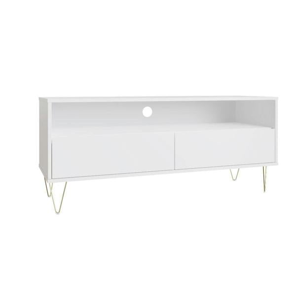 Timber Art Design TV Cabinet with 2 Drawers White