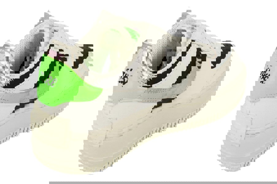 Nike Womens Air Force 1 Shadow Trainers Dn8006  100 - White Metallic Silver 100 - Photo 2