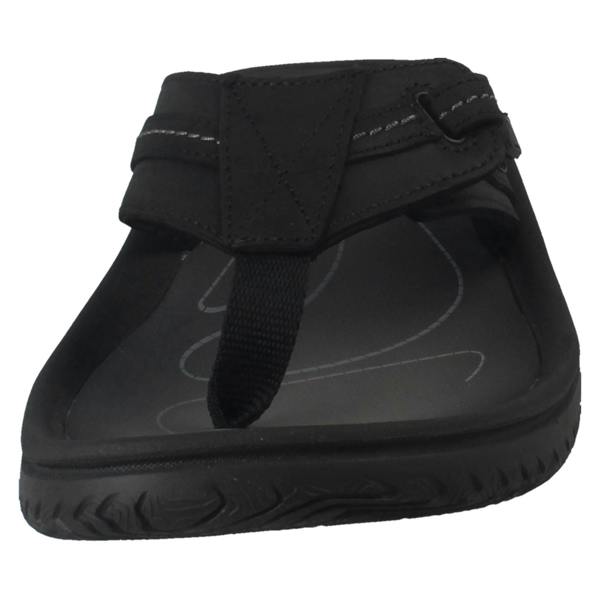 Clarks Mens Clarks Adjustable Strap Toe Post Sandals - Wesley Sun