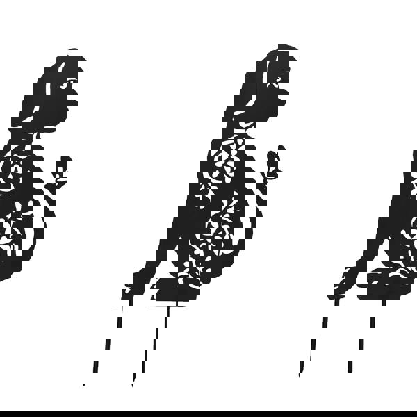 Nicoman Metal Cat and Dog Silhouette Garden Ornament