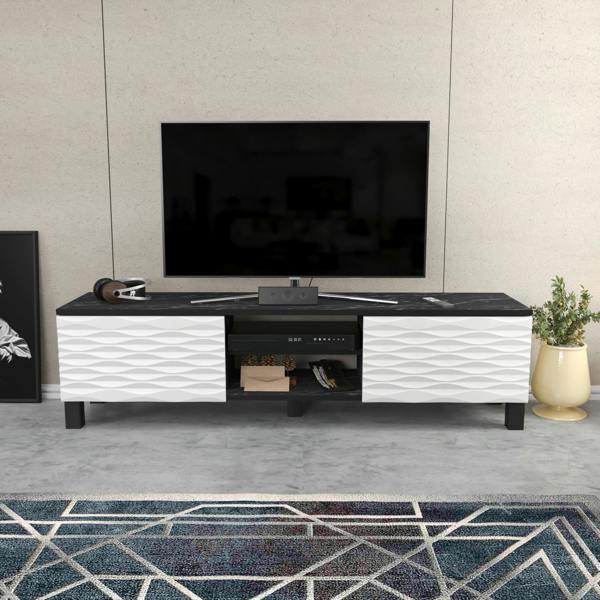 Decorotika Lukas Modern Tv Stand TV Cabinet for TV's up to 64"